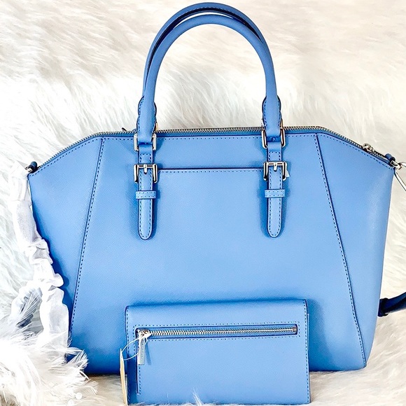 💙New Michael Kors💙Set Ciara French Blue Large TZ - Picture 4 of 8